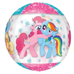 My Little Pony Party Supplies Clear Round Orbz Balloon Birthday Girl Pinkie Pie - Picture 1 of 1