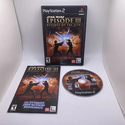 Star Wars Episode III 3 Revenge of the Sith (PlayStation 2, 2005) Complete CIB - Image 1 of 4