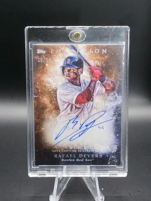 2018 Topps Inception Rafael Devers novato autógrafo de controle remoto /50 Red Sox / Giants - Imagem 1 de 2