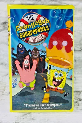 THE SPONGEBOB SQUAREPANTS MOVIE (2005) VHS (NICKELODEON) PARAMOUNT CLAMSHELL+++ - Image 1 of 4