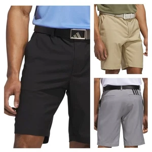 Adidas Herren Golfshorts normale Passform elastisch 9" Reißverschluss Hosenschlitz 4 Taschen halbe Hose - Bild 1 von 26