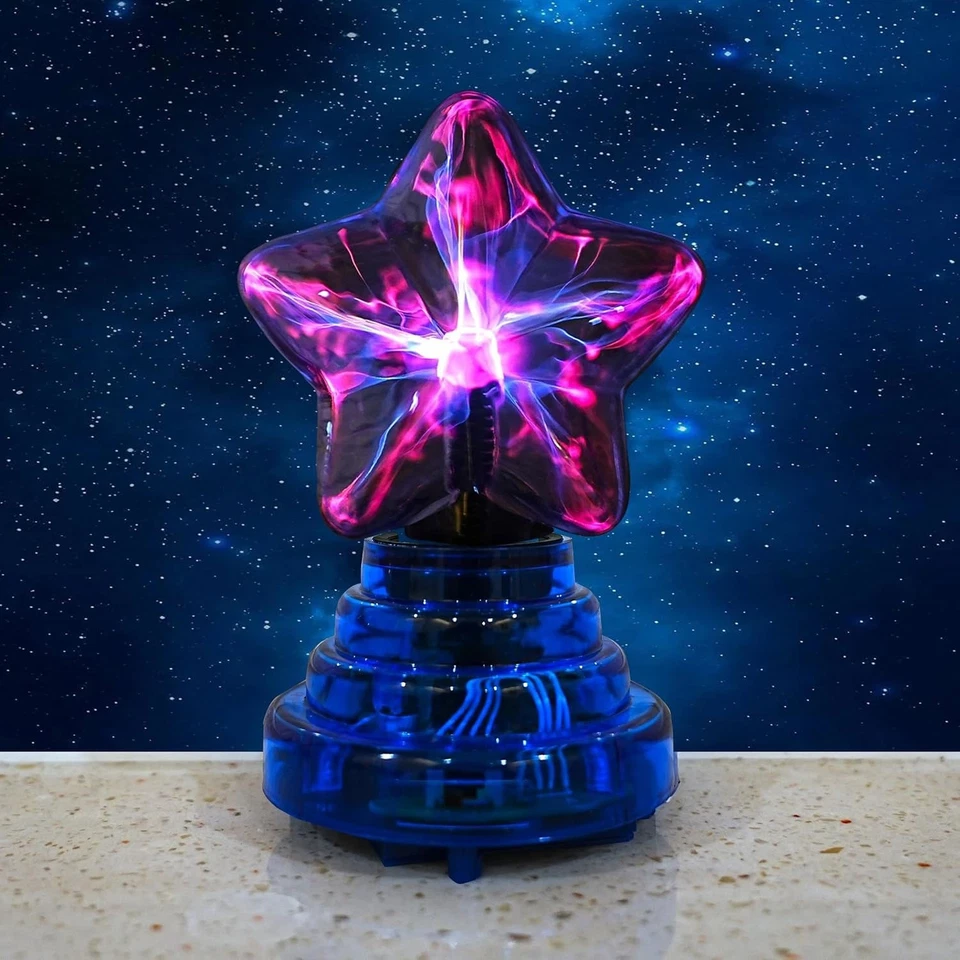 4" Plasmakugel Berührungs Geräuschempfindlich USB-Plasmakugellicht Tischleucht - Bild 1 von 4
