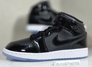 Nike Air Jordan 1 Space Jam Mid Mujer Talla 6 DV1337-004 RARO GS Talla 4.5Y NUEVO - Imagen 1 de 8