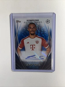 Autógrafos Topps UCC 2023 Ultimate Stage azul foilboard #USA-LS Leroy Sane/99 - Imagen 1 de 2