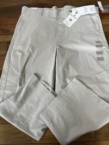 Gloria Vanderbilt Damen Shape-Effekt hoher Bund weites Bein Crops Größe 18 Durchschnitt - Bild 1 von 13