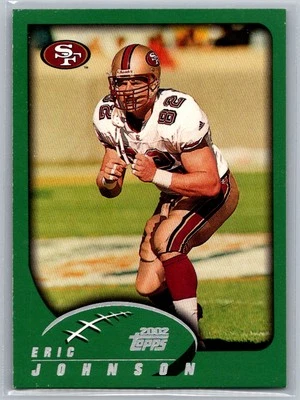 Eric Johnson 2002 Topps San Francisco 49ers #282 - Image 1 of 2
