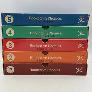 HOOKED ON PHONICS *Incomplete/Replacement Parts Levels 1 2 3 4 5 + Parents Guide - Picture 1 of 23