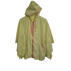 Lilly Pulitzer Regenponcho Gr. XXS Hi Vis Gelb Full Zip Windbreaker - Bild 1 von 7