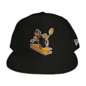 Gorra de béisbol New Era NFL Pittsburgh Steelers 59Fifty 7 3/8 ajustada negra nueva sin etiquetas - Imagen 1 de 7
