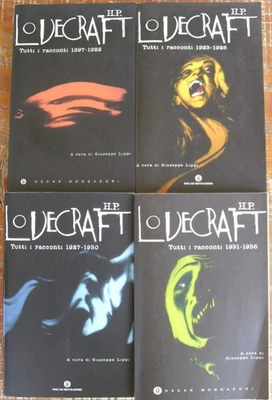 H.P. Lovecraft Tutti racconti 1897 1923 1927 1931 1936 libri horror Oscar lotto - Immagine 1 di 4