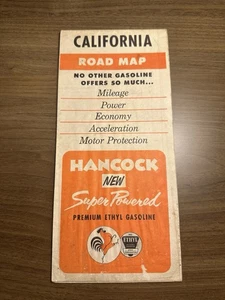 Hoja de ruta Hancock Oil 1954: California usada - Imagen 1 de 2