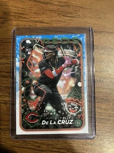 2024 Topps Holiday - Holiday Variation Elly De La Cruz #H102 (RC) [60] - Bild 1 von 2