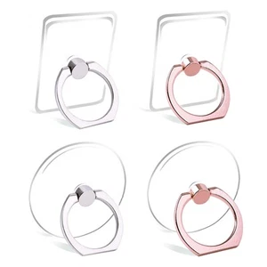 Supporto Anello Cellulare Impugnatura Dita Trasparente Rotazione 360 Gradi Univ... - Foto 1 di 7