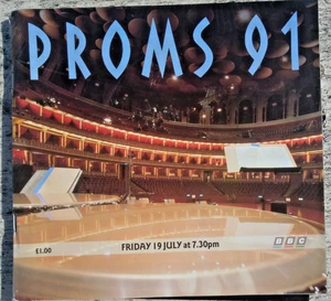 PROGRAMM - PROMS 91 19.08 Bliss & Elgar Gerontius Qivar, Lewis, weiß - Bild 1 von 1