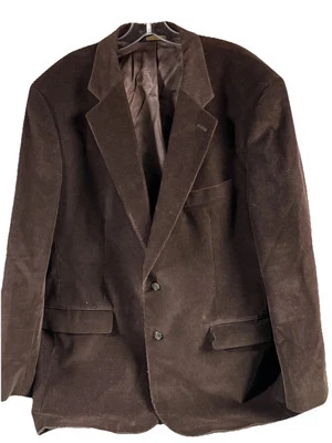 Chaqueta Blazer De Colección Brooks Brothers Hombre 46Long Marrón Pana Y2K 346 Foto 1 de 4