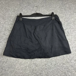 Tommy Bahama Skort Donna Grande Nero Island Cays Nylon Spandex Golf SS200298 - Foto 1 di 6
