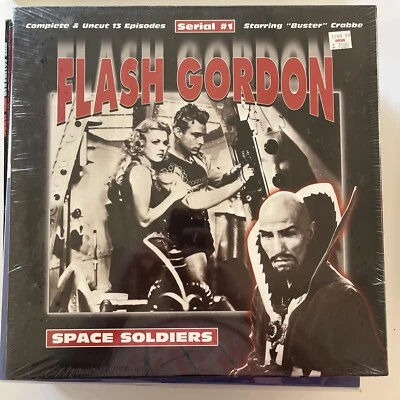 Sealed -FLASH GORDON Serial #1 SPACE SOLDIERS - Laserdisc Box Set -Brand New - Image 1 of 2