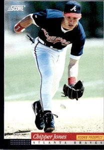 1994 Score #572 Chipper Jones Atlanta Braves Baseball - Picture 1 of 2