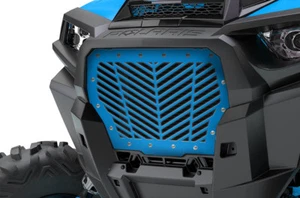 Steel Grille for 2017-2018 Polaris RZR Turbo 1000 XP ATV V-STRIPES VELOCITY BLUE - Picture 1 of 3