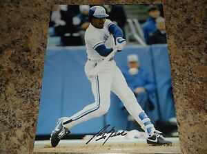 George Bell Toronto Blue Jays Autographed 8x10 SEMI GLOSS PHOTO