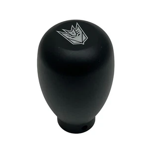 TRANSFORMERS DECEPTICONS ALUMINUM MANUAL GEAR SHIFT KNOB BLACK UNIVERSAL - Picture 1 of 7