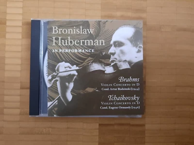 Bronislaw Huberman - In Performance Brahms and Tchaikovsky Violin Concerto CD — 第 1/2 张图片