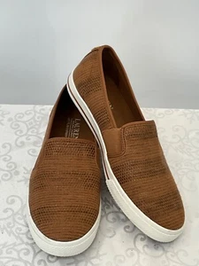 Sneakers slip-on Lauren Ralph Lauren Jinny 8,5B caramello/abbronzatura donna cas - Foto 1 di 6