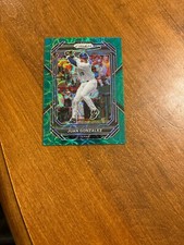 Juan Gonzalez 2023 Prizm Green Scope #86 Texas Rangers /75