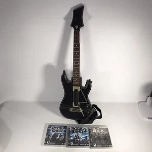 Activision Guitar Hero Power Wireless Controller PS3 NO Dongle 0000654 + 3 Games - Picture 1 of 12