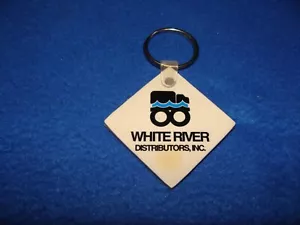 White River Distributors, Inc. 1075 2 Rubber Advertising Key Chain Used - Picture 1 of 16