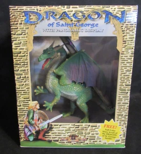 1995 Showbox Collectibles Dragon of Saint George 8" Figure Sealed MIB F317 - Picture 1 of 4