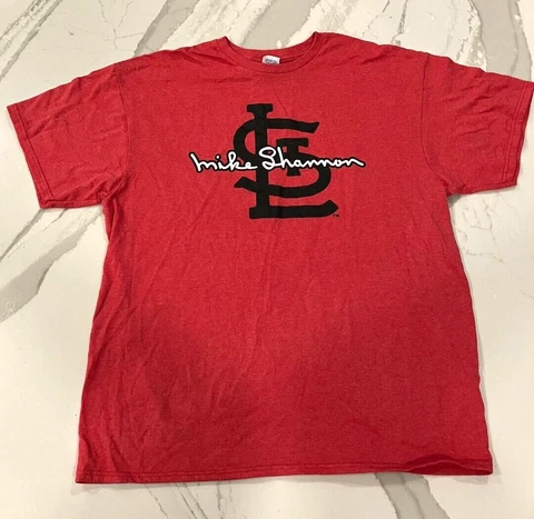 MIKE SHANNON NIGHT XL T-SHIRT 7/18/23 SGA St. Louis Cardinals SP JULY RARE NEW ! Cover