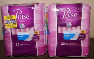 Poise moderate Saugfähigkeit Pads, normale Länge, 20 Ct (2er Pack) - Bild 1 von 1