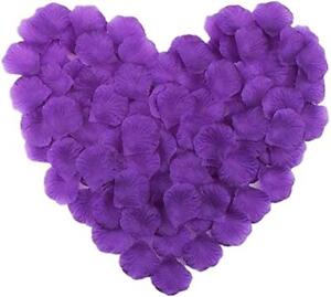 5000X Silk Rose Petals Dark Purple Confetti Wedding Anniversary Engagement Decor