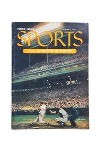 Sports Illustrated Magazine Erstausgabe 1954 Nr. 1 ungeschnittene Sammelkarten - Bild 1 von 12