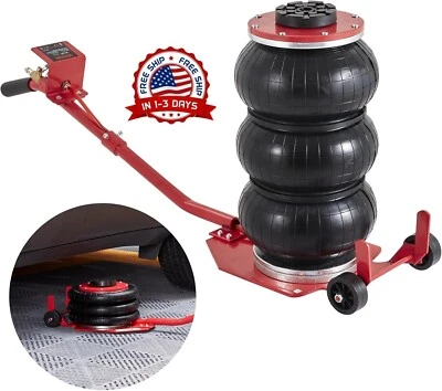 Gato De Aire Neumatico Para Levantar Carros Autos 6600 Libras 3 Toneladas Triple Foto 1 de 4