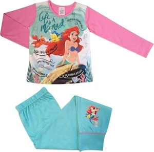 Mädchen Schlafanzug kleine Meerjungfrau Pyjama Disney Nachtwäsche Alter 9-10 Jahre - Bild 1 von 1