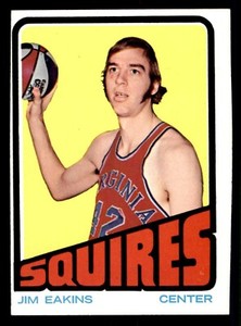 1972 Topps Basketball #213 Jim Eakins EX/MT *d14