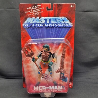 Figura de acción Mer-Man MOTU 200X Masters of the Universe 5,5" 2001 Foto 1 de 4