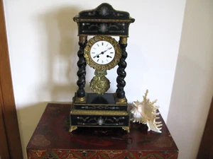 PENDOLA OROLOGIO A PENDOLO D'APPOGGIO "PARIGINA PORTIQUE" FRANCIA FINE 800 SUPER - Foto 1 di 11