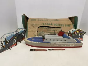 Vintage Keystone Radar Rocket Ship With Original Box, Targets And Rockets Works! - Picture 1 of 15