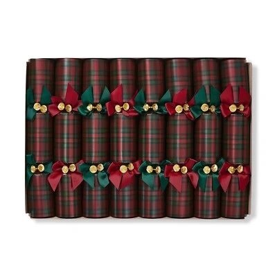 Christmas Crackers - 8 Elegant Bonbons, Handmade, "Luxury Tartan" - Image 1 of 4