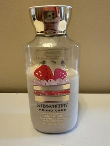 60% Full STRAWBERRY POUND CAKE BATH & BODY WORKS BODY LOTION CREAM - Picture 1 of 3