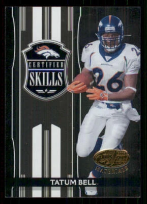 2006 Leaf Certified Materials Certified Skills Gold #16 Tatum Bell /800 - Image 1 of 2