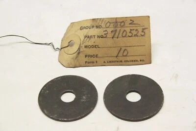 Par de arandelas de montaje de motor para camioneta Chevrolet 1955-57 55-59 3710525 NOS Foto 1 de 3