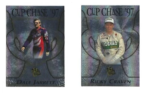 1997 Press Pass CUP CHASE #CC10 Dale Jarrett-ONE CARD ONLY (REDEEMED & CRIMPED) - Picture 1 of 2