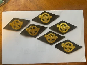 6 Unused WWII 'Ruptured Duck' Discharge Patches - Picture 1 of 2