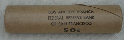 1958-D Lincoln Wheat Cent Roll Original Bank Wrap Federal Reserve OBW Penny - Image 1 of 4