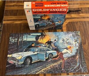1965 James Bond Goldfinger Puzzle Milton  Bradley Bond’s Bullets Blaze Complete