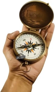 "Brújula Vintage America Boy Scouts Navegación Guerra Mundial Réplica Brújula Regalos 3" - Imagen 1 de 5